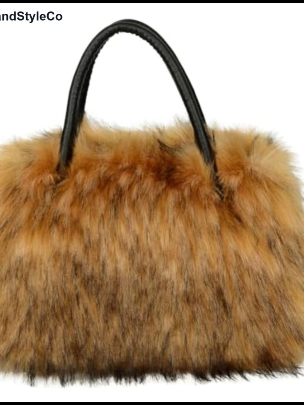 Faux Fur Large Tote Bag Faux Leather Fuzzy Fluffy Purse Satchel Handbag